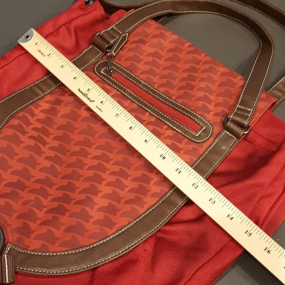 Korbie Red Diaper Bag